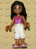 LEGO frnd026 Friends Ella, White Cropped Trousers, Magenta Top